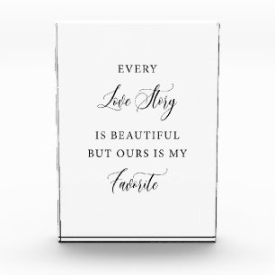 Every Love Story Is Beautiful Wedding Backdrop  Photo Block