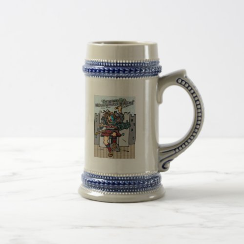 Every Man Dies Not Every Man Really Lives quote Beer Stein