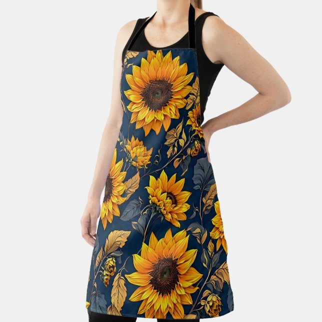 Every Meal Feels Like a Masterpiece: Sunflowers Apron (Insitu)