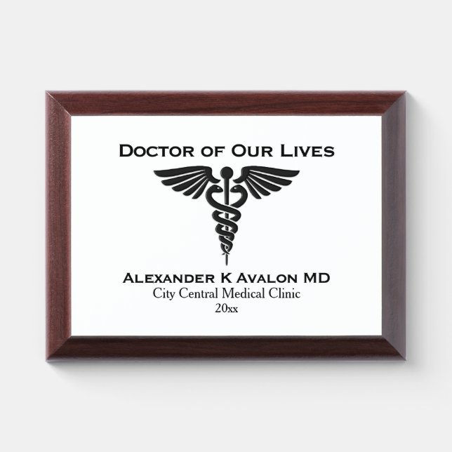 Every Medical Provider Deserves an Award Plaque (Horizontal)