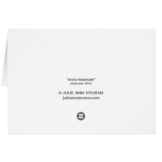 every mountain (Back Horizontal)