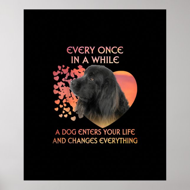 Every Once In A While A Dog Enters Your Life Poster (Front)