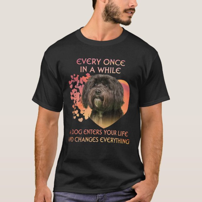 Every Once In A While A Tibetan Terrier Enters You T-Shirt (Front)