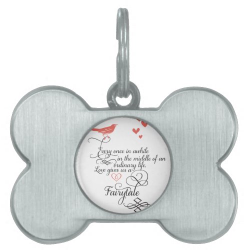 Every once in awhile in an ordinary life pet ID tag