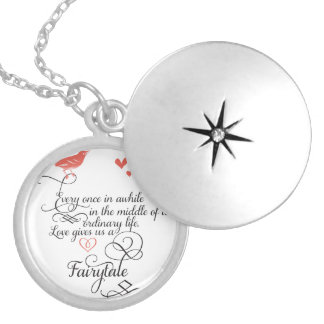 Every once in awhile in an ordinary life. silver plated necklace