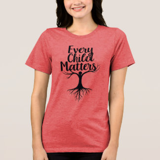 Every Orange Day Child Kindness Matter Anti Bully  Tri-Blend Shirt
