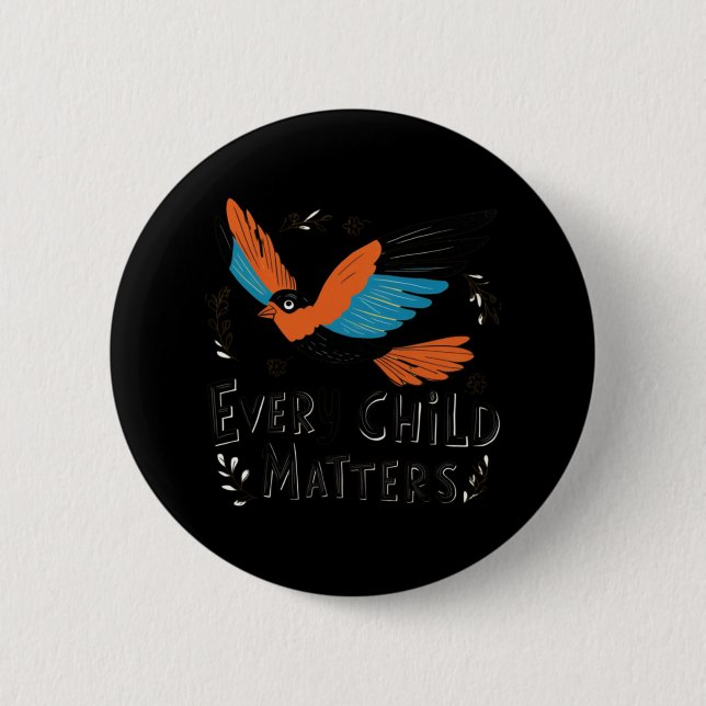 Every Orange Day - Child Kindness S Sticker  Button (Front)