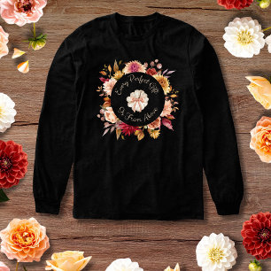 Every Perfect Gift Autumn Dahlia Pumpkin Tri-Blend Shirt