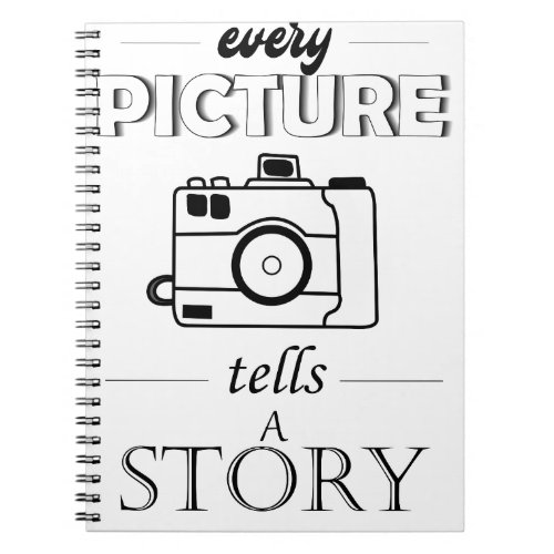 every picture tells a story notebook