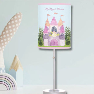 Every Princess Deserves a Castle Girl's Room Table Lamp