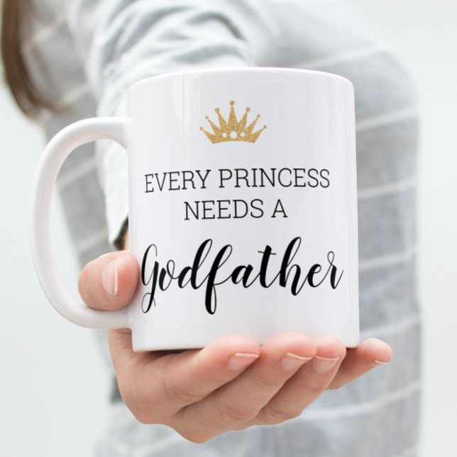 Every Princess Needs A Godfather Proposal Coffee Mug (Creator Uploaded)