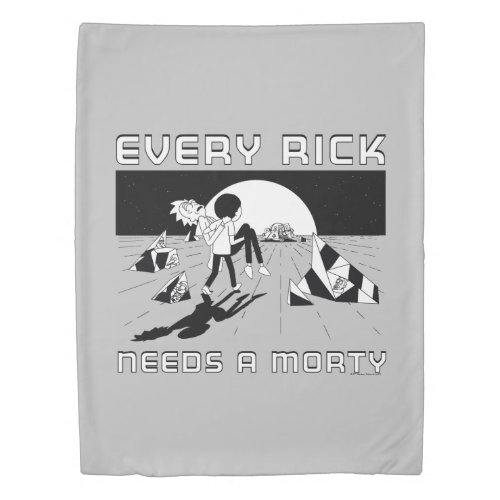 Every Rick Needs A Morty Duvet Cover