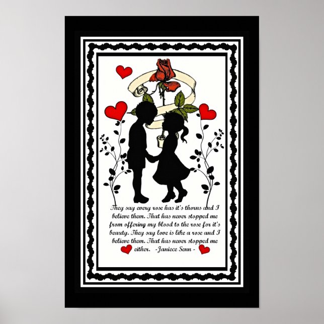 Every Rose Has It's Thorns Poster (Front)