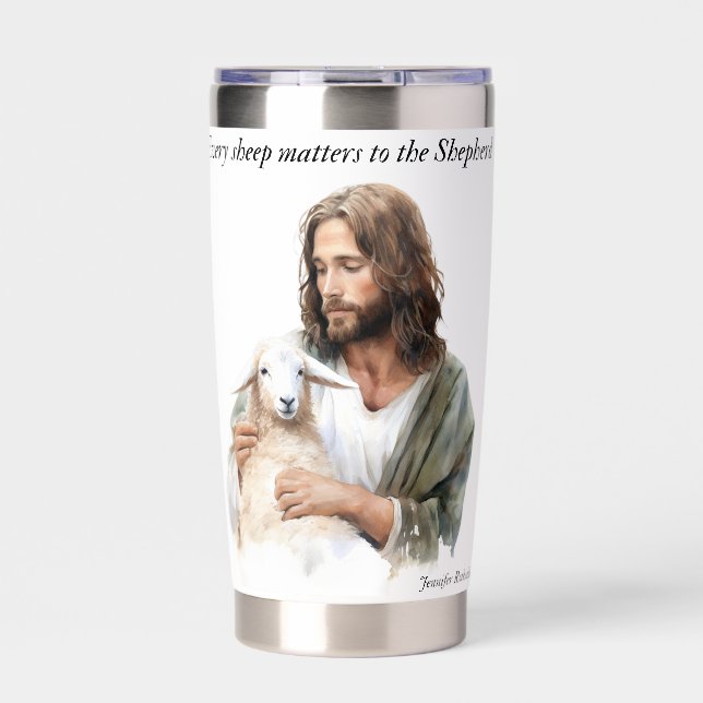 Every Sheep Matters to the Shepherd Insulated Tumbler (Front)