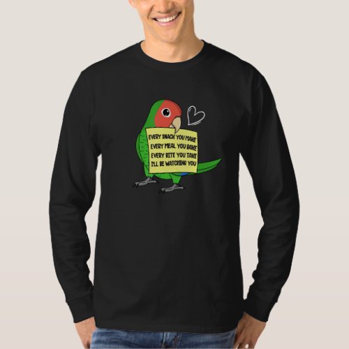 Every Snack  Meal or Bite I Rosy faced Green Loveb T_Shirt