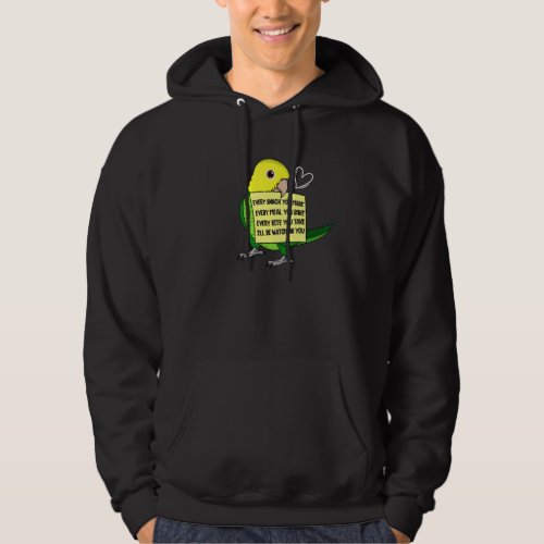 Every Snack  Meal or Bite I Yellow headed Amazon P Hoodie