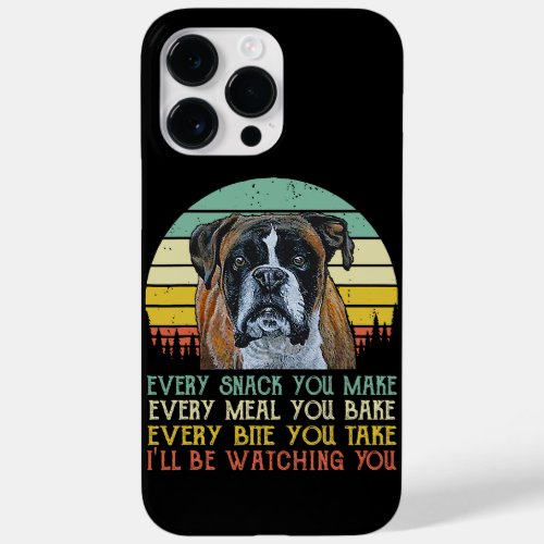 Every Snack You Make Boxer dog Funny Dog Mom Dad Case_Mate iPhone 14 Pro Max Case