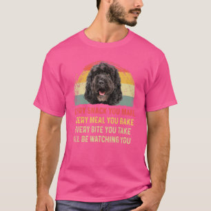 Every Snack You Make Cockapoo Dog Mom Dog Dad Retr T-Shirt