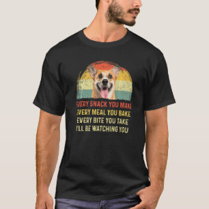 Every Snack You Make Corgi Dog Mom Dog Dad Retro P T-Shirt
