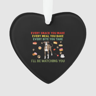 Every snack you make every meal you bake italian g ornament
