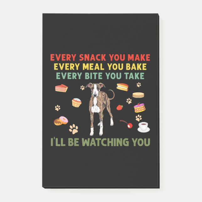 Every snack you make every meal you bake italian g post-it notes (Front)