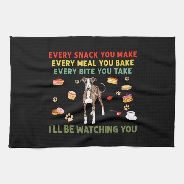 Every snack you make every meal you bake italian kitchen towel (Horizontal)