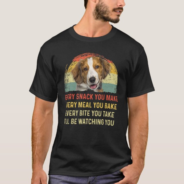 Every Snack You Make Kooikerhondje Dog Mom Dog Dad T-Shirt (Front)