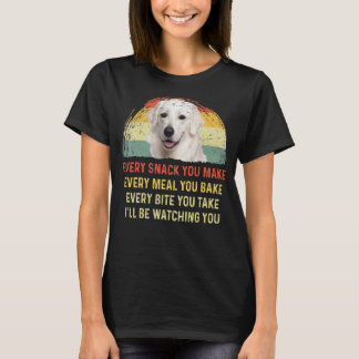 Every Snack You Make Kuvasz Dog Mom Dog Dad Retro T-Shirt