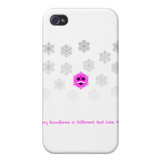 Every Snowflake is Different iPhone 4 Case