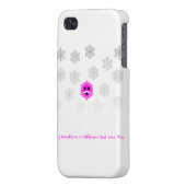 Every Snowflake is Different iPhone Case (Back Left)