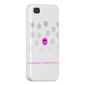 Every Snowflake is Different iPhone Case (Back Right)
