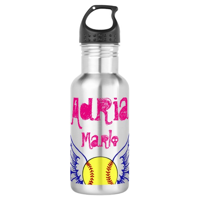 Every Softballer Needs Hydration Water Bottle (Front)