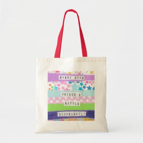 Every star shines _ affirmation tote bag