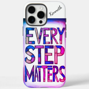 Every step matters in vibrant art. iPhone 16 pro max case