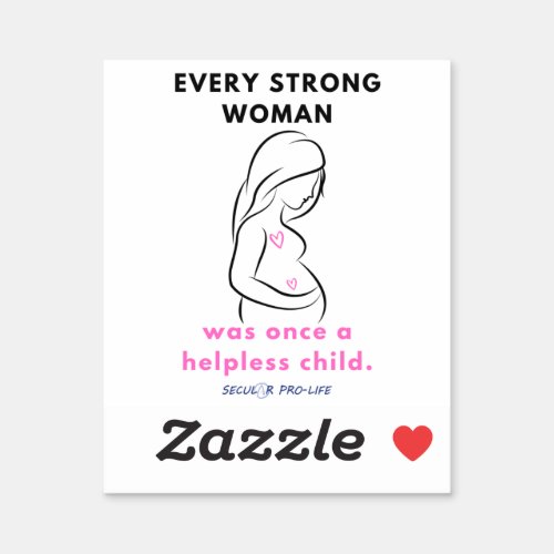 every strong woman sticker