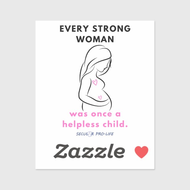 every strong woman sticker (Sheet)