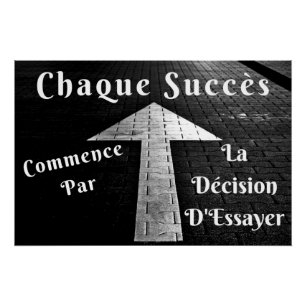 "Every Success" Poster Wall Quote Positive