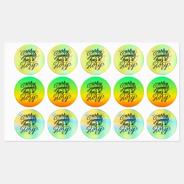 Every Summer Has A Story -23431 Labels (Sheet)