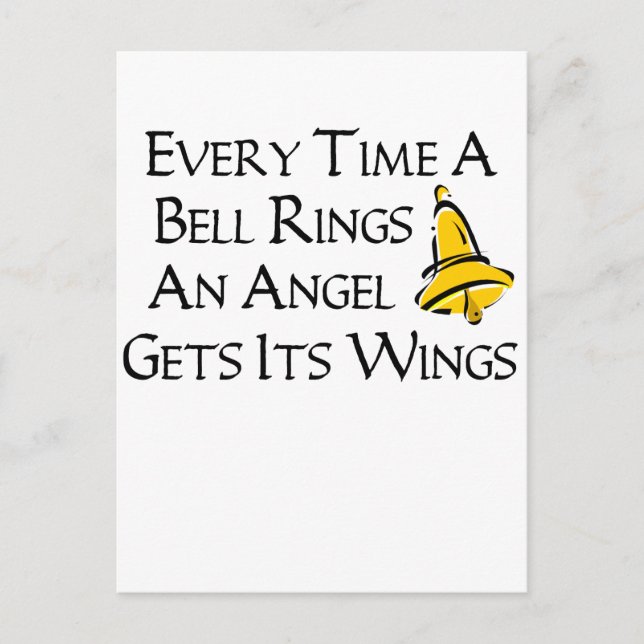 Every Time a Bell Rings Postcard (Front)