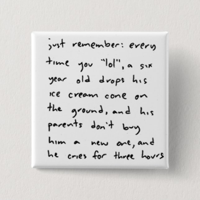 Every Time Button (Front)