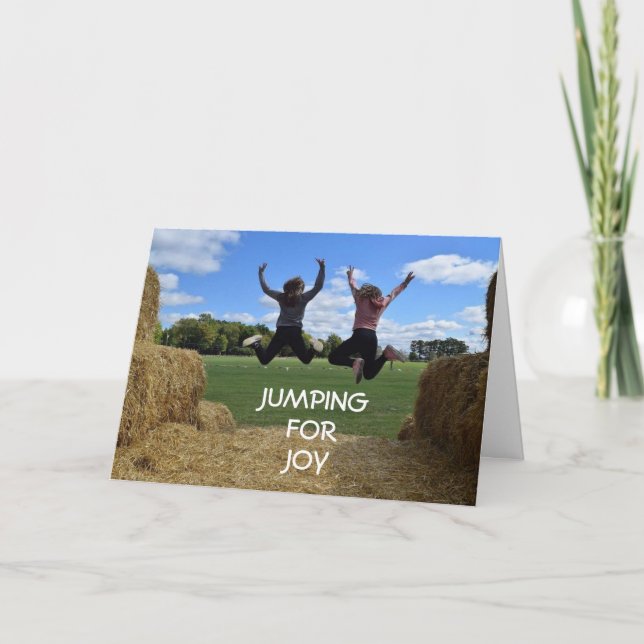 EVERY TIME I TURN A YEAR OLDER-YOU DO TOO!!! CARD (Front)