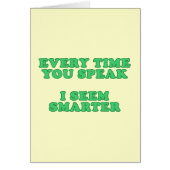 Every Time You Speak (Front)