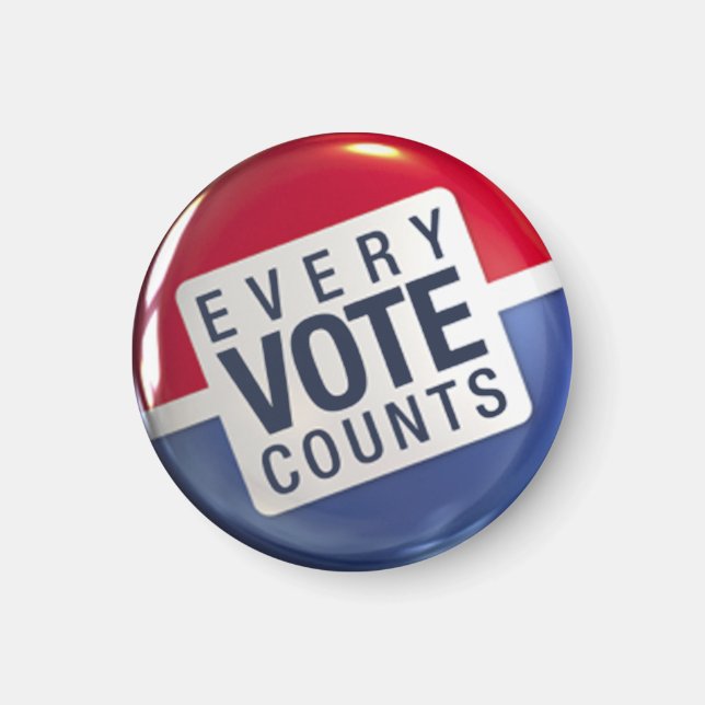 Every Vote Counts Election Magnet (Front)