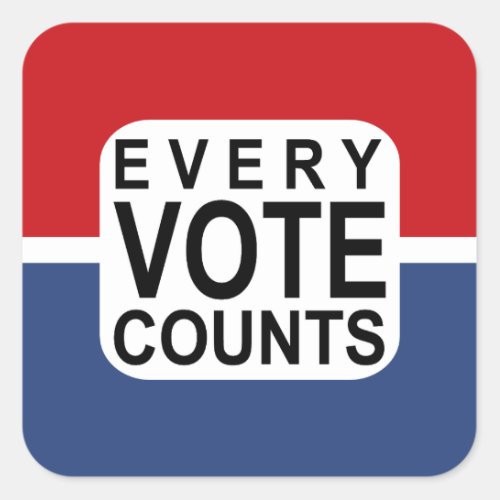 Every Vote Counts sticker