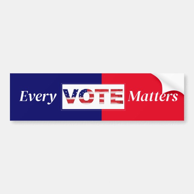 Every VOTE Matters Bumper Sticker (Front)