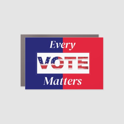 Every VOTE Matters Car Magnet