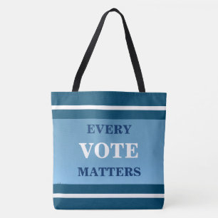 Every Vote Matters, double sided Tote Bag