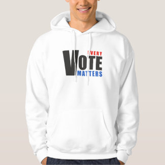 Every Vote Matters - your vote is your power Hoodie