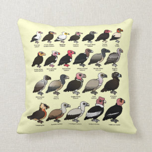Every Vulture Throw Pillow