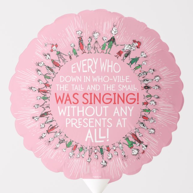 Every Who Down in Who-Ville Balloon (Front)